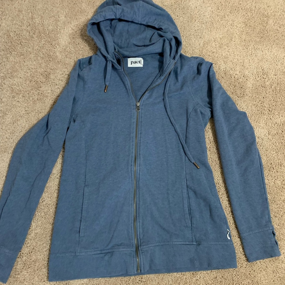 WearPact Organic Cotton Zip Up Hoodie